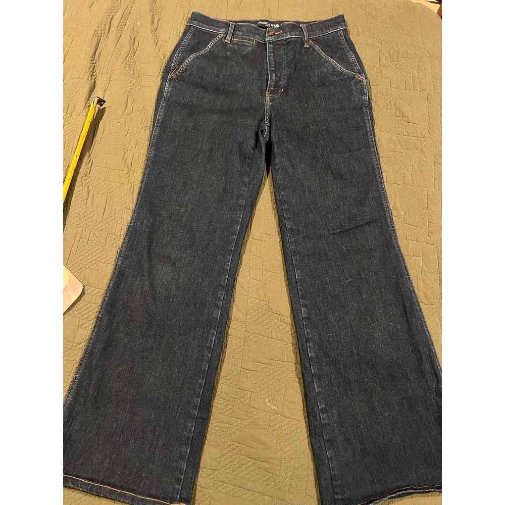 Veronica Beard Women's Blue Jeans Size 29 High Rise Crosbie Wide Leg‎